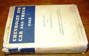 Libro de reparación de auto camión Chevrolet 1931 1932 1933 1934 35 1936 1937 1939 1940 - Imagen 1 de 3