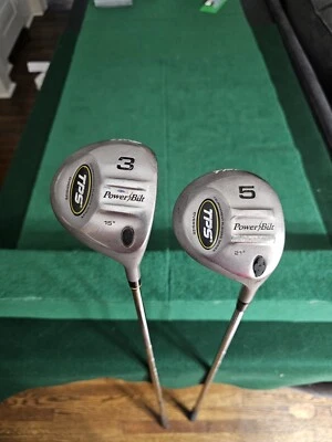 PowerBilt TPS 3 ejes de madera y 5 de acero/par desajustado/para diestros  Foto 1 de 4