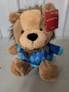 Wondershop Animal Adventure 2021 Peluche León Melena Esponjosa Marrón Bronceado 14" Objetivo NUEVO - Imagen 1 de 3