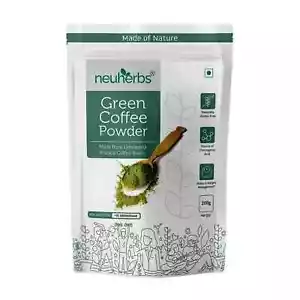 Granos de café verde arábica sin tostar Neuherbs en polvo 200 g envío gratuito con - Imagen 1 de 6
