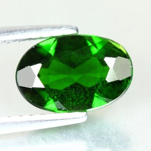 1.55Ct 9x6mm Awe-inspiring Quality Natural Russian Chrome Diopside Gemstone - Picture 1 of 3