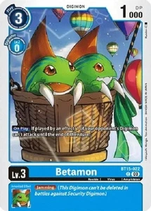 Betamon - BT15-022 - C - Exceed Apocalypse #BT15-022 Digimon TCG - Picture 1 of 1