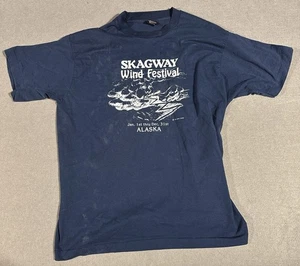 Vintage Skagway Alaska Wind Festival T-Shirt XL Fruit of the Loom Made in USA - Picture 1 of 6