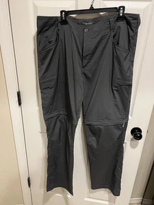Columbia Men's 40x32 Gray Omnishade Convertible Pants for Hiking and Fishing - Picture 1 of 7