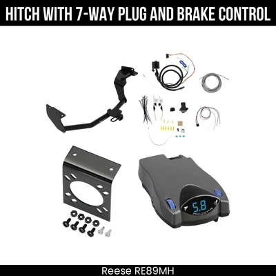Hitch Tow PKG+ Brake Control For 19-20 Hyundai Santa Fe 2019 Exc XL Models 06196 - Image 1 of 4