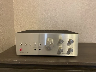 HARMAN KARDON A-401 CONTROL AMPLIFIER MARCHE MAIS LIRE DESCRIPTION  - Photo 1/4