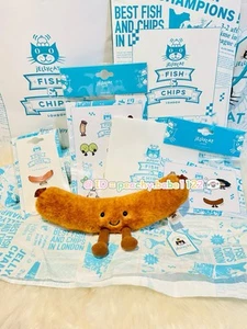 Jellycat Selfridges Exclusive Fish and Chips Sausage wiz all extras - Picture 1 of 4