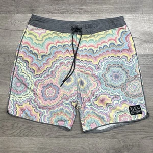 RVCA Kelsey Brookes Artist Shorts Men's 33 Board Shorts Swim Trunk - Picture 1 of 15