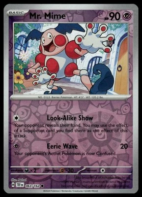 SV05: Temporal Forces #063/162 Mr. Mime Reverse Holo - Image 1 of 2