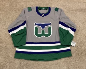 Camiseta deportiva Carolina Hurricanes MIC auténtica Adidas Pro Stock reverso retro RR 58 - Imagen 1 de 12