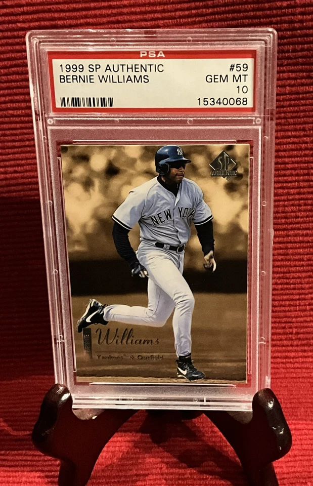 Bernie Williams - PSA 10 - POP 3 - 1999 SP Authentic #59  New York Yankees - Image 1 of 2