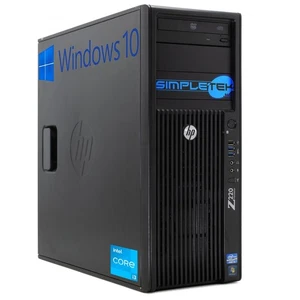 HP Z220 WORKSTATION i3 32GB 2TB WIN 10 DVD-RW RS232 COMPUTER FISSO TOWER PC - Afbeelding 1 van 4
