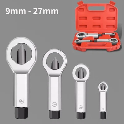 Dado separatore rimozione strumento spaccatura rotto danneggiato corroso bloccato set 9mm-27mm - Immagine 1 di 4