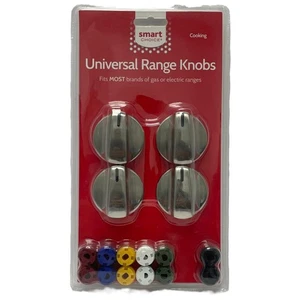 Electrolux KNOBKIT4S Universal Knob Kit for Electric Range, 4 Stainless Steel Kn - Picture 1 of 2