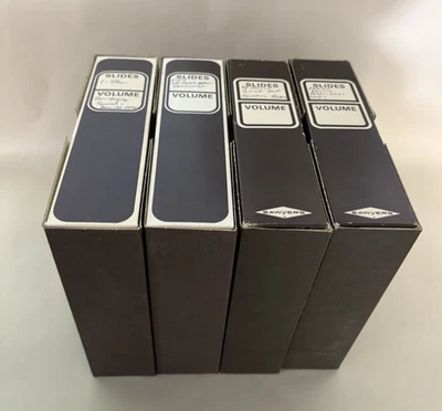 Lote de 4 bandejas deslizables giratorias vintage Sawyer's carruseles Foto 1 de 4