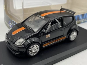 SOLIDO Citroën C2 Tuning 1:43 sport car black orange rally collection - Picture 1 of 7