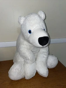 "Oso polar Bay View flojo blanco grande oso de peluche 28""" - Imagen 1 de 6