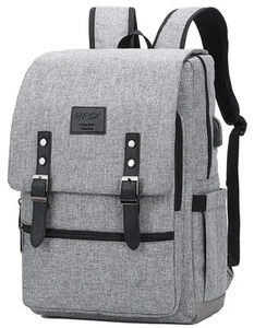 Vintage Backpack Anti Theft Laptop Backpack Men Women Business Travel Compute... - Picture 1 of 6