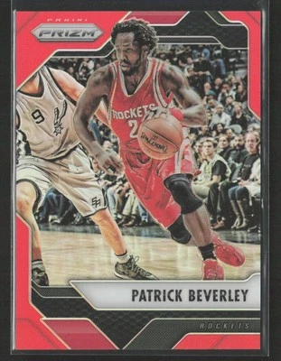 Patrick Beverley 2016-17 Panini Prizm #223 Orange Prizms /49 Houston Rockets - Image 1 of 2