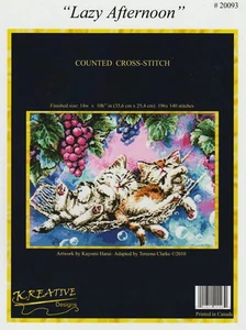 Lazy Afternoon by Kustom Krafts cross stitch pattern - Picture 1 of 1