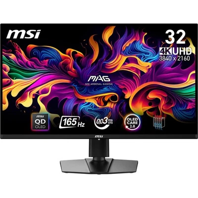 MSI MAG 321UP QD-OLED 31.5 Inch 4K UHD Gaming Monitor - 3840x2160 Quantum Dot... - Image 1 of 4