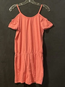 Girls pink romper from The Children's Place, off-the-shoulder design XXL-16 - Picture 1 of 3