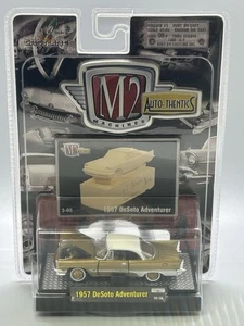 1957 DeSoto Adventurer Castline M2 Machines Auto-Thentics 08-32 Gold and White - Picture 1 of 4
