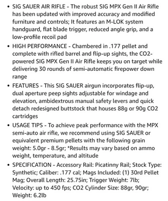 Airsoft Sig Sauer MPX Gen II Foto 1 de 4