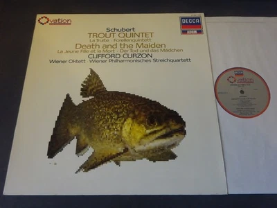 SCHUBERT: TROUT QUINTET / DEATH & THE MAIDEN QUARTET LP, Curzon, DECCA 417 459-1 - Image 1 of 4