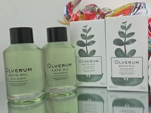 Olverum Bath Oil Made With Essential Oils Duo 120ml (60ml x 2) New in Boxes - Picture 1 of 11