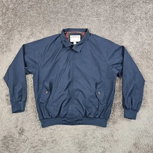 Orvis Jacket Mens Large L Blue Full Zip Lined Bomber Long Sleeve Outdoors Casual - Picture 1 of 12