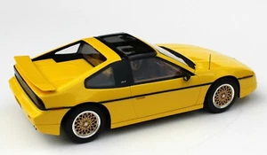 Automodello 1988 Pontiac Fiero GT Removable T-Top Panel 1:24 Yellow COA LastONE! - Picture 1 of 7