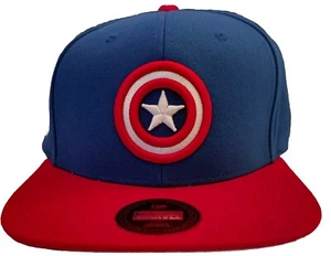 MARVEL Comics Captain America LIDS Exclusive Premium Adjustable Snapback Hat - Picture 1 of 9