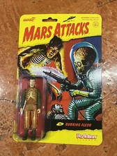 Super7 1962 Topps Mars Attacks ReAction Burning Flesh 3.75” Figure - In Stock