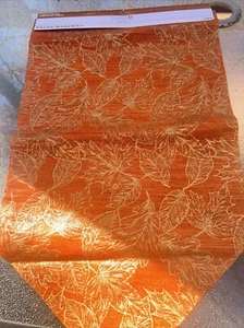 Herbst Orange Blatt Tischläufer 12" x 72" Neu - Bild 1 von 2