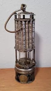 Antique Miners Flame Safety Lamp WOLF SAFETY CO Pittsburgh Bureau Of Mines - Picture 1 of 10