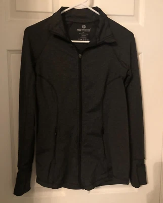 Женская куртка для бега/трека 90 Degrees by Reflex серая на молнии размер XS - Изображение 1 из 4