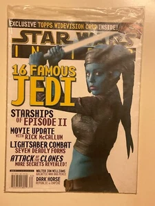 STAR WARS INSIDER MAGAZINE #62(2002) 16 FAMOUS JEDI FACTORY SEALED w PROMO CARD - Imagen 1 de 2