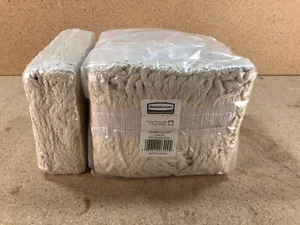4PK Rubbermaid FGD11306WH00 Super Stitch White Cotton Wet Mop Head - Picture 1 of 3