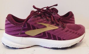 Brooks Women’s Launch 6 Burgandy Athletic Sneakers Size 7.5 M - Picture 1 of 12
