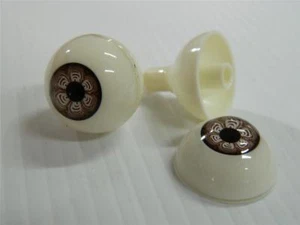 Realistic Acrylic Eyes for Halloween PROPS, MASKS, DOLLS ( Cyborg Metal 26mm) - Picture 1 of 1