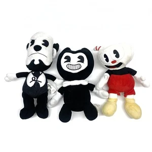 Bendy and the Ink Machine The Butcher Gang Charley & Cuphead Lot Of 3 Plush - Picture 1 of 11