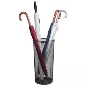 Metal Mesh Umbrella Stand Multi-Use Cane Rack Organizer Entryway Storage Home - Picture 1 of 6