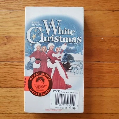 White Christmas VHS Factory Sealed High Speed SPMode HiFi Bing Crosby Danny Kaye - Image 1 of 4