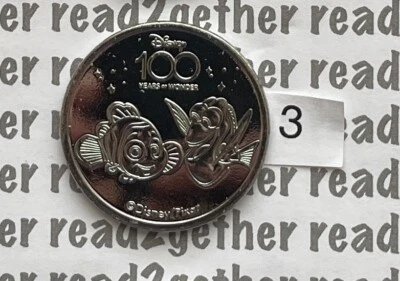Disneyland 100 Years of Wonder Pixar Place Hotel Medallion Dory and Nemo 3 - Image 1 of 2