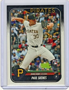 2024 Topps Update Vintage Stock Debut RC #US288 Paul Skenes Pirates 20/99 - Picture 1 of 2