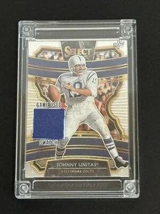 Johnny Unitas Select 1971 Jersey Fusion Game Quad Used Swatch - Picture 1 of 5