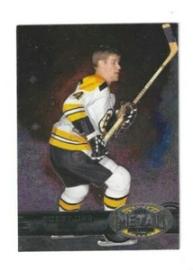 Bobby Orr 2012-13 Fleer Retro 1997-98 Metal Universe Design #1 HOF Penguins - Picture 1 of 2