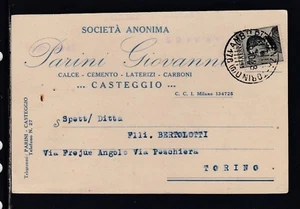 Cartolina Garlasco Poggi Negoziante in Cereali KY1105 - Picture 1 of 1