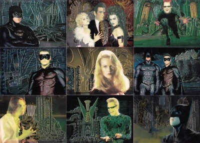 Batman Forever Ultra 1995 Fleer Completo Animación Insertar Juego de Tarjetas de 1 - 10 DC Foto 1 de 4
